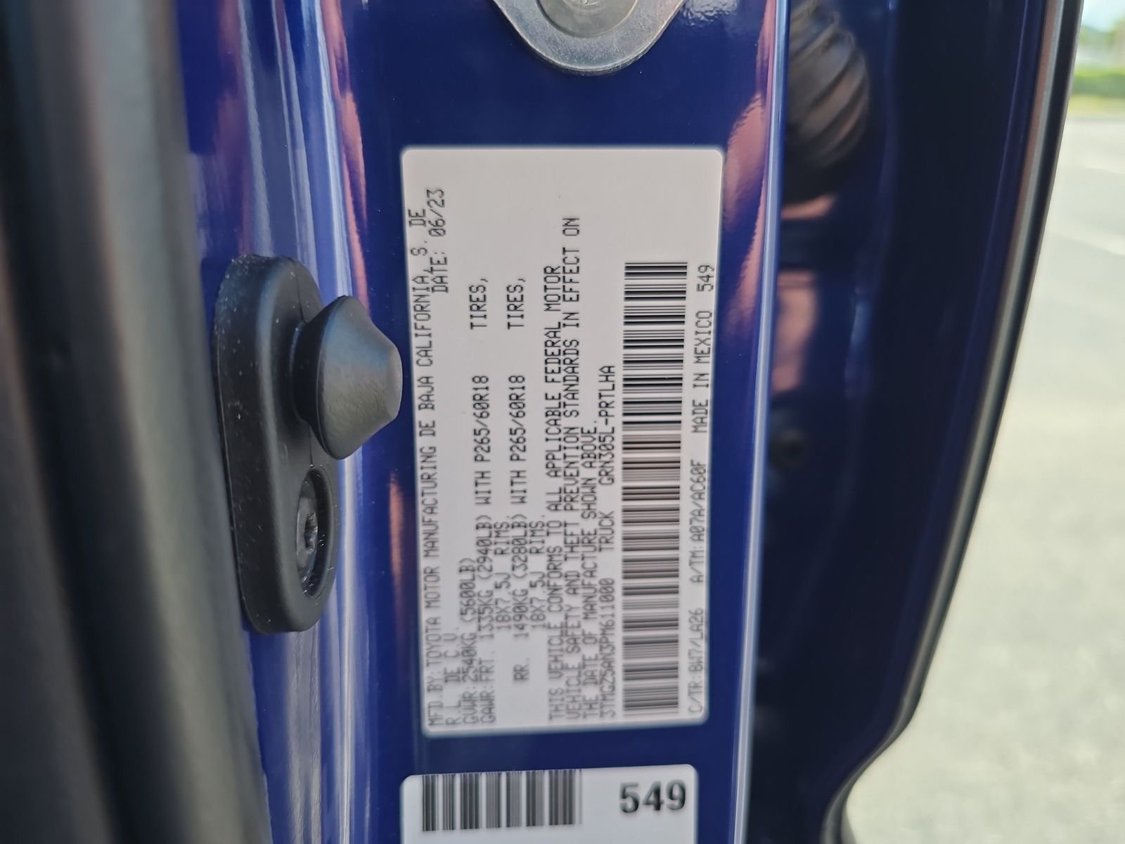 Used 2023 Blue Toyota Limited image 32