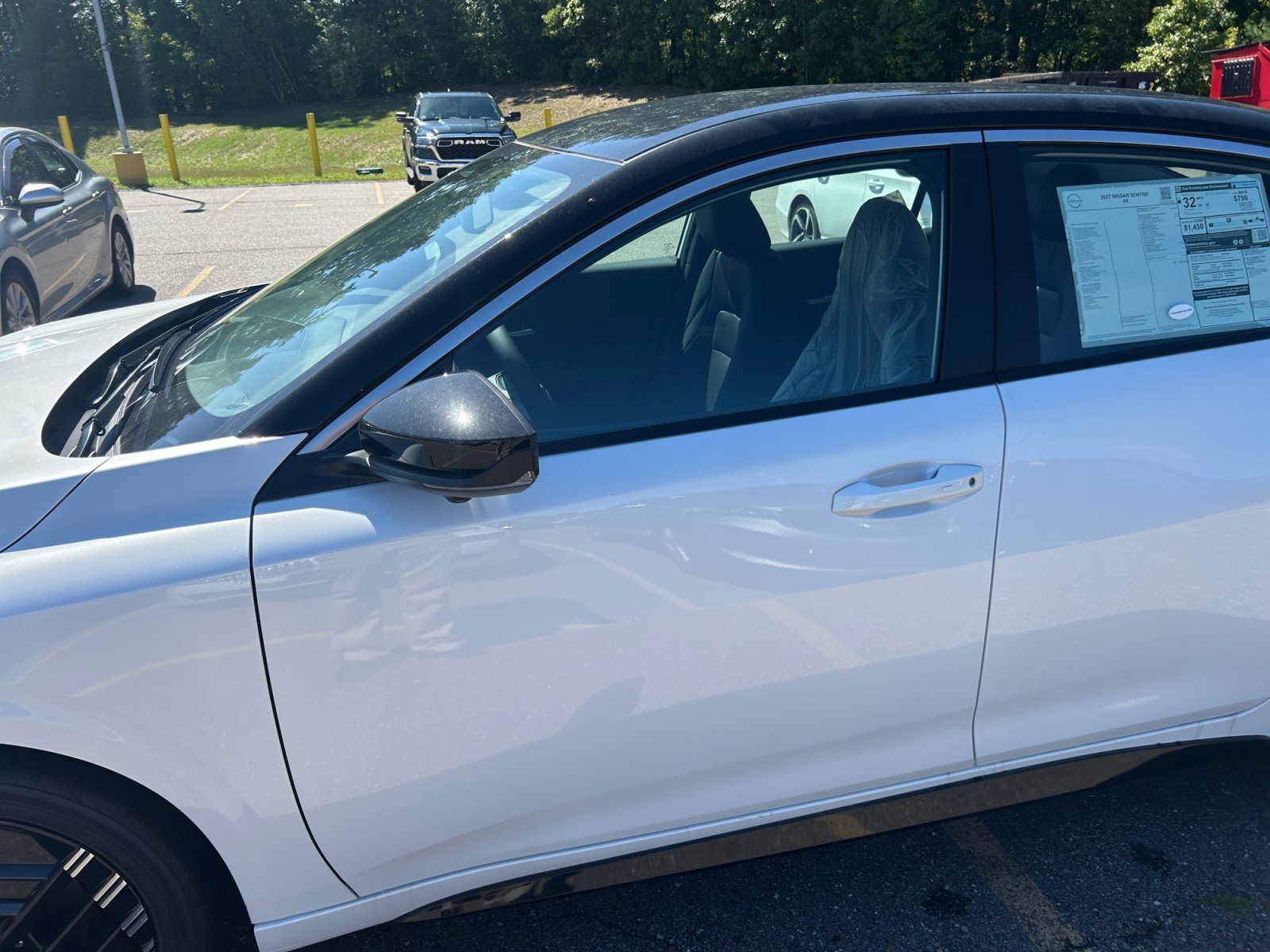New 2027 Aspen White TriCoat / Super Black Two-tone Nissan SR image 27