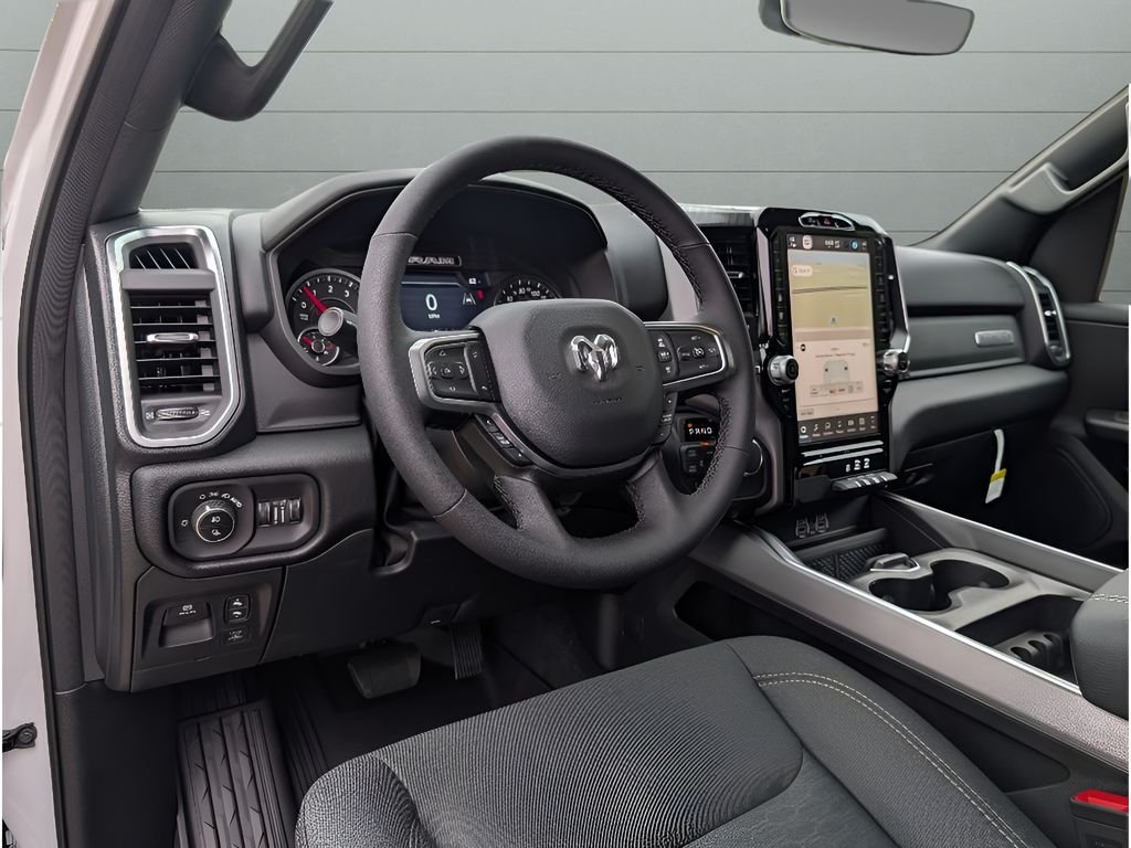 New 2026 Bright White Clear-Coat Exterior Paint RAM Big Horn Night Edition Hemi 4x4 Crew Cab image 17