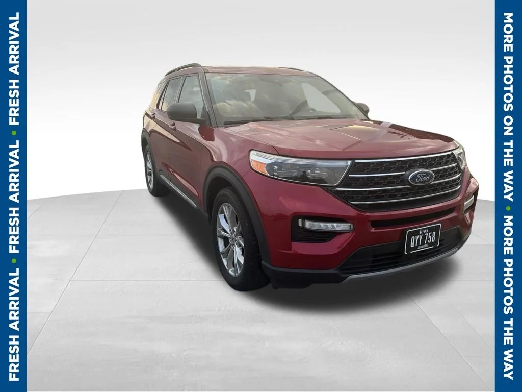Used 2020 Red Ford XLT image 1