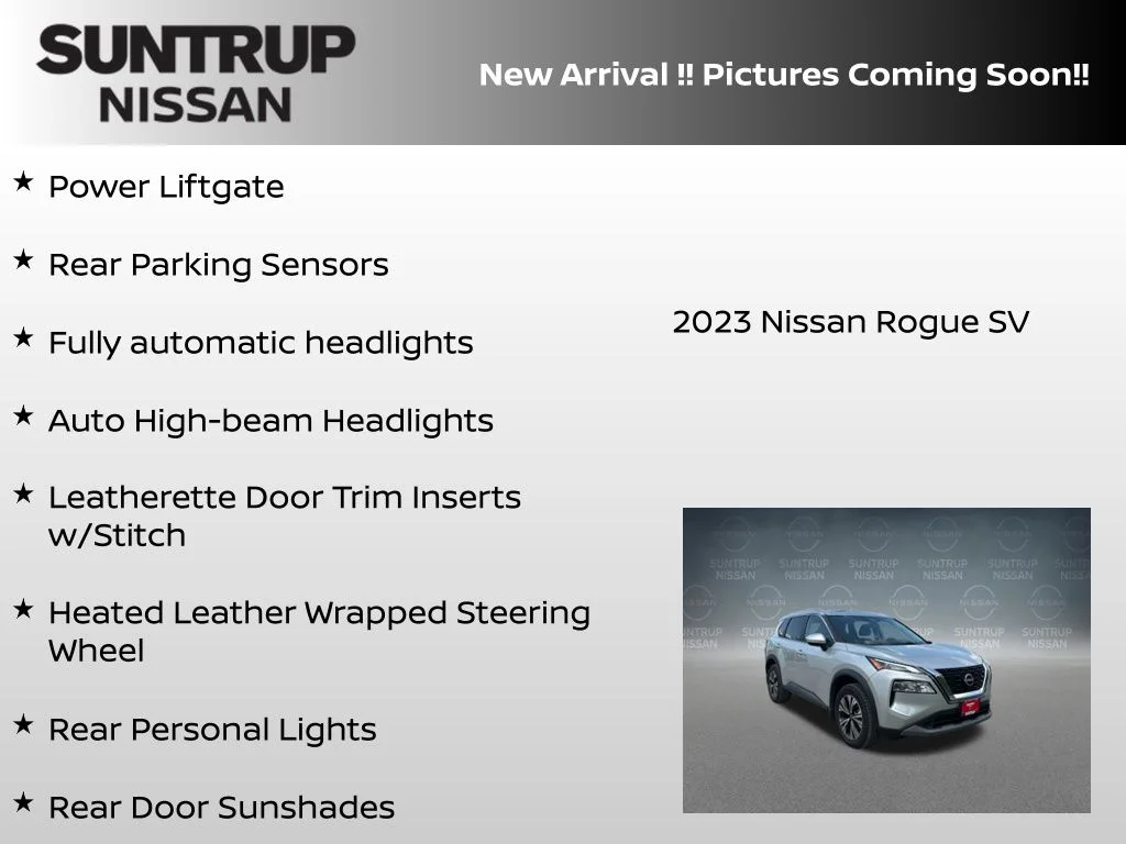 Certified Used 2023 Silver Nissan SV image 12