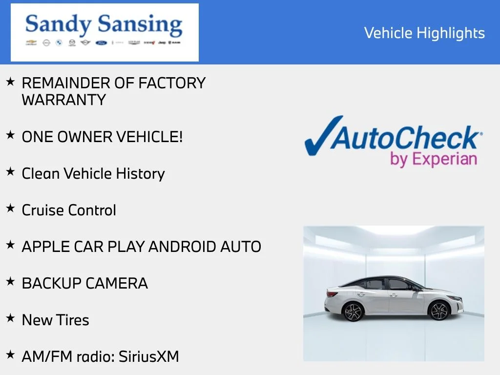 Certified Used 2025 White Nissan SR image 8