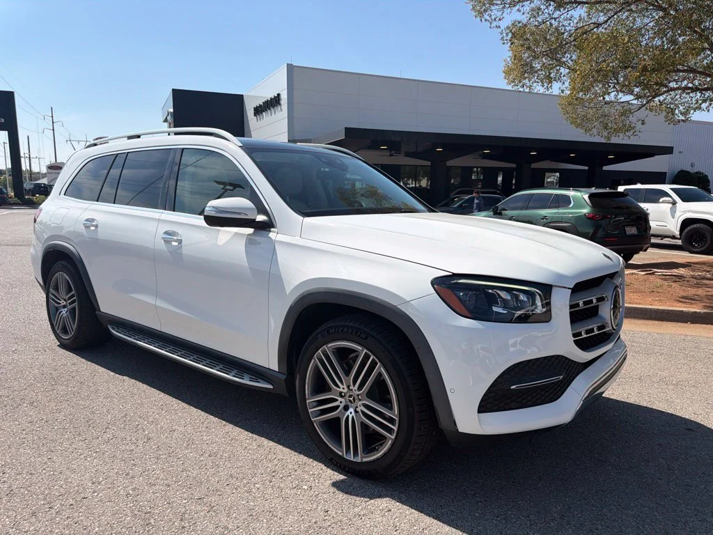 Used 2022 White Mercedes-Benz GLS 450 image 3