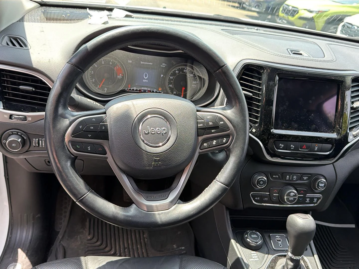 Used 2021 Bright White Clearcoat Jeep Limited image 2