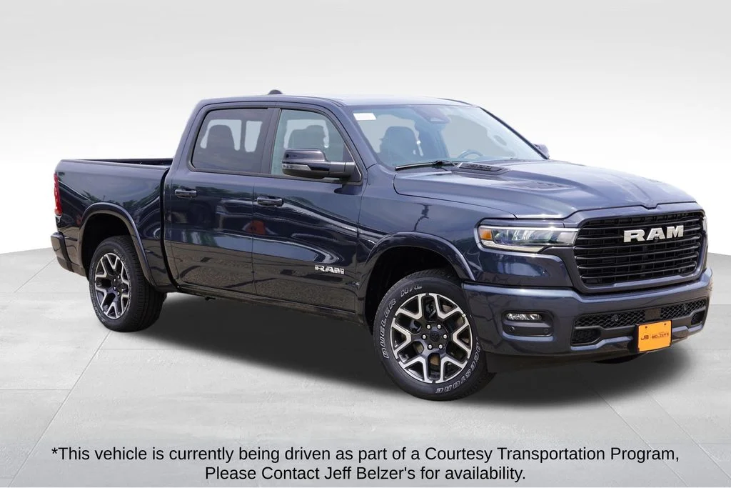 New 2026 Forged Blue Metallic Exterior Paint RAM Laramie image 1