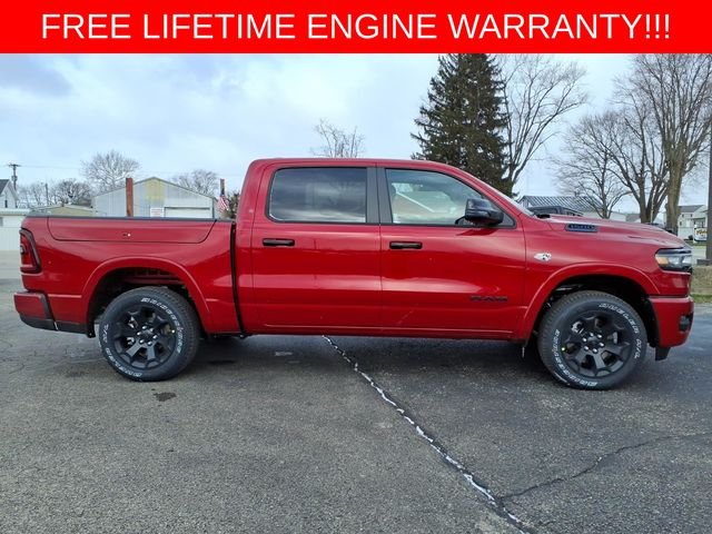 New 2026 Molten Red Pearl-Coat Exterior Paint RAM Big Horn/Lone Star image 8