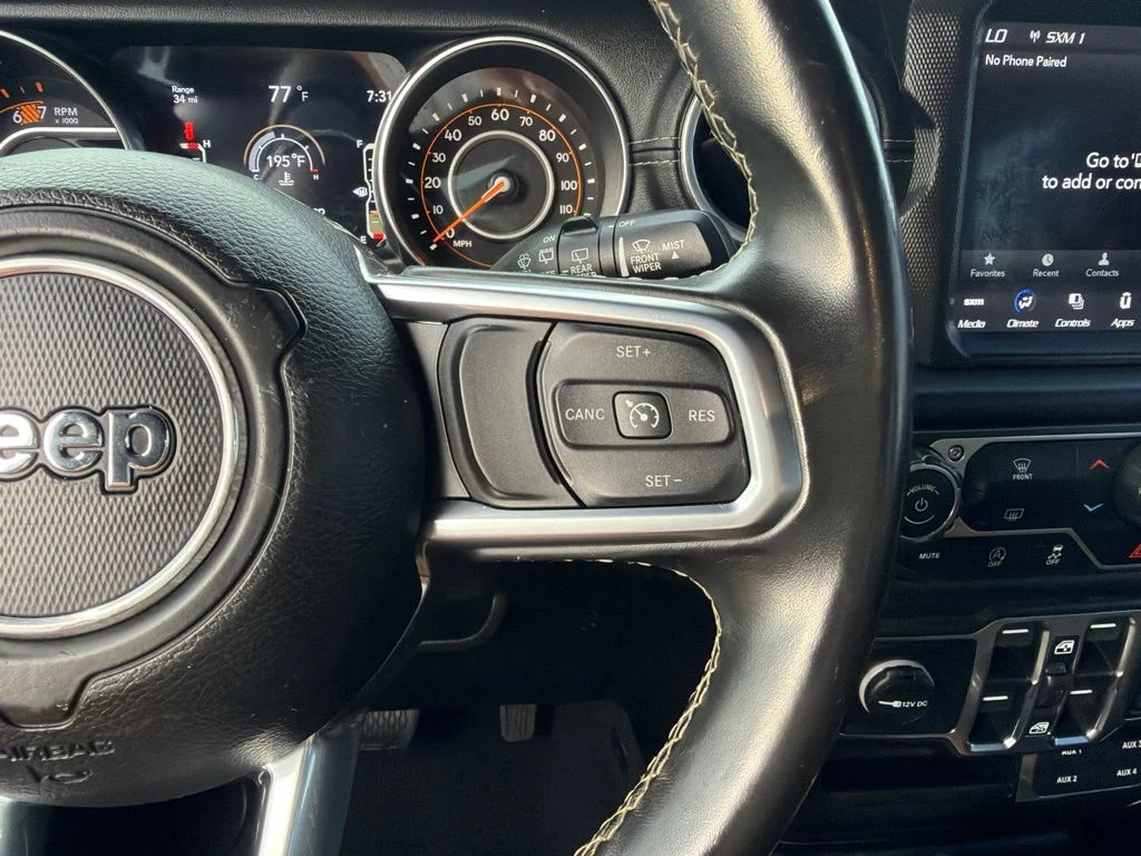Used 2020 White Jeep Unlimited Sahara image 49