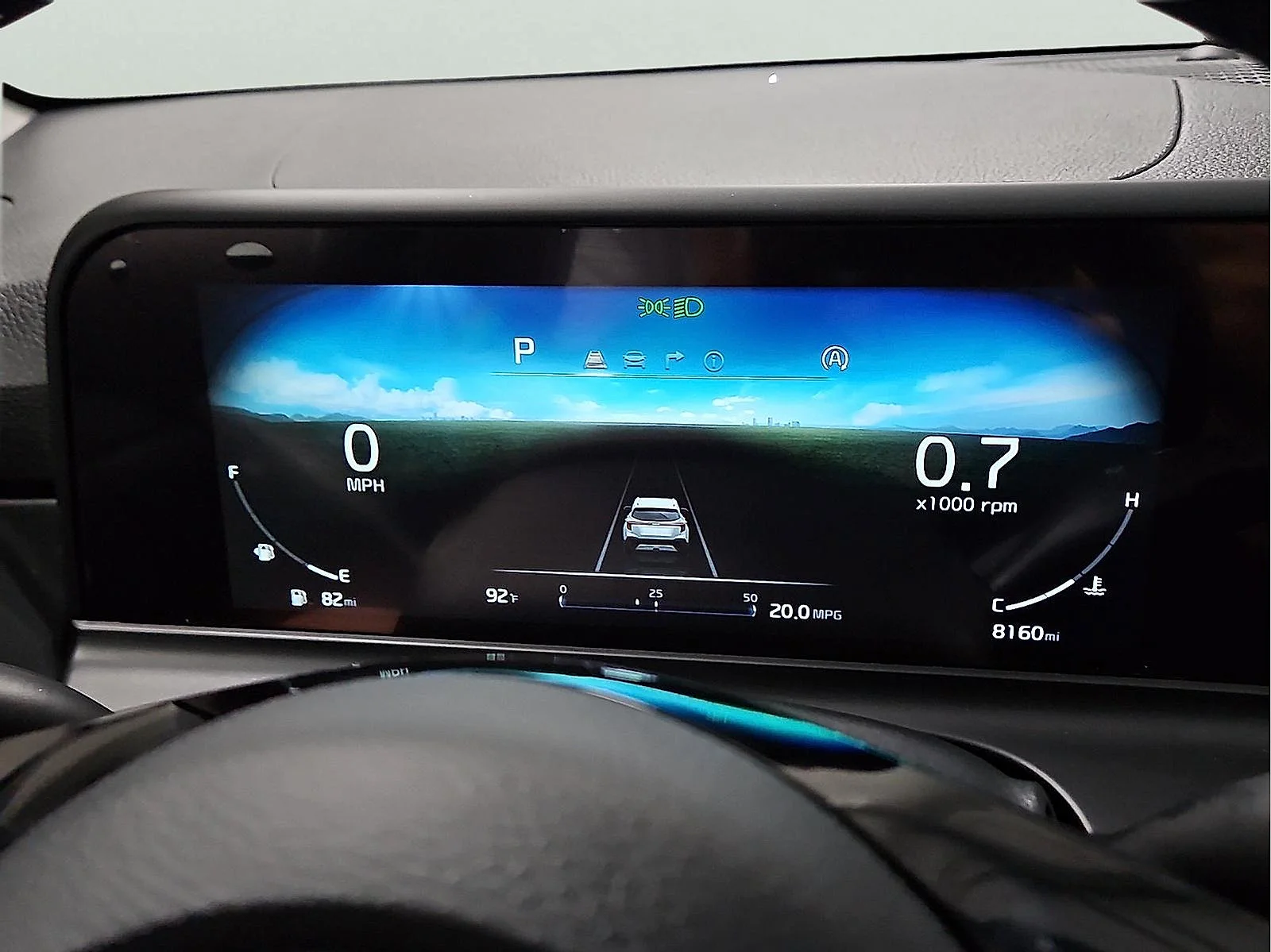 Used 2025 Fusion Black Kia EX image 17