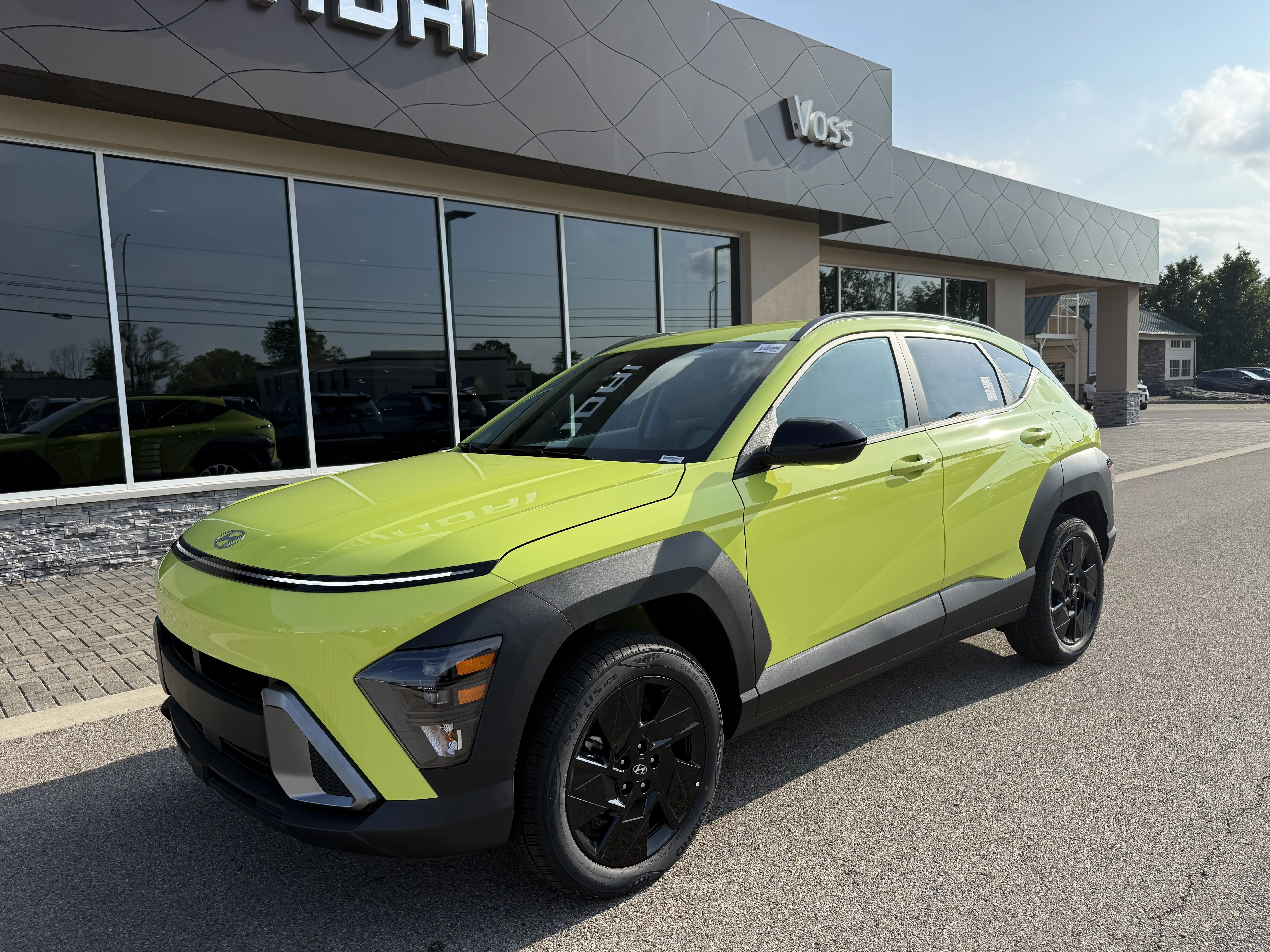 New 2026 Neoteric Yellow Hyundai SEL Sport image 1