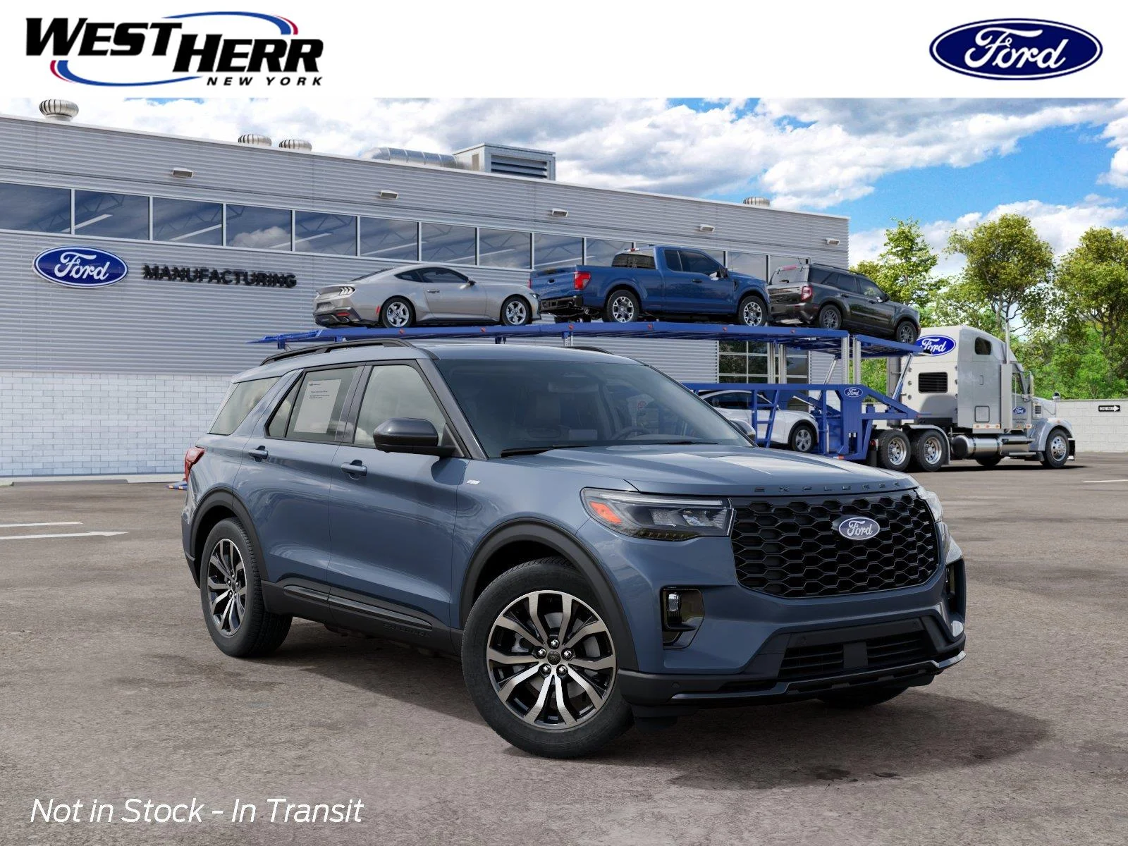 New 2027 Vapor Blue Metallic Ford ST-Line image 1