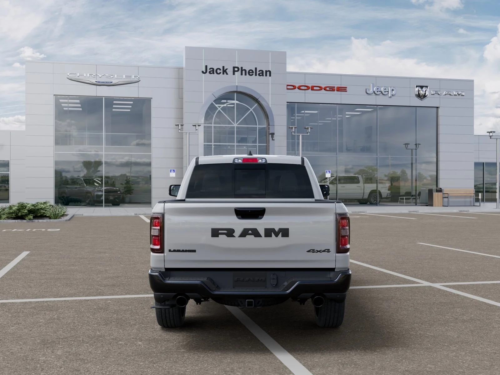 New 2026 Bright White Clear-Coat Exterior Paint RAM Laramie image 33