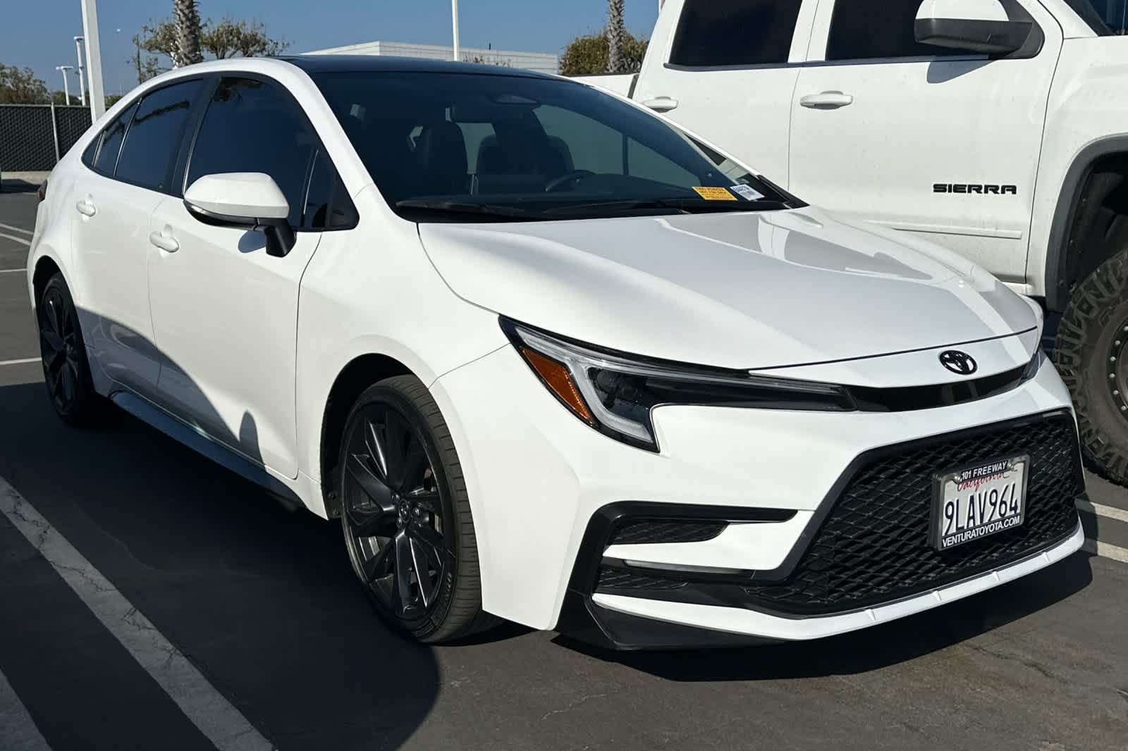 Certified Used 2024 Ice Cap/Midnight Black Metallic Toyota XSE image 2