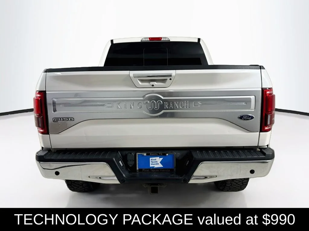 Used 2017 White Platinum Clearcoat Metallic Ford King Ranch image 7