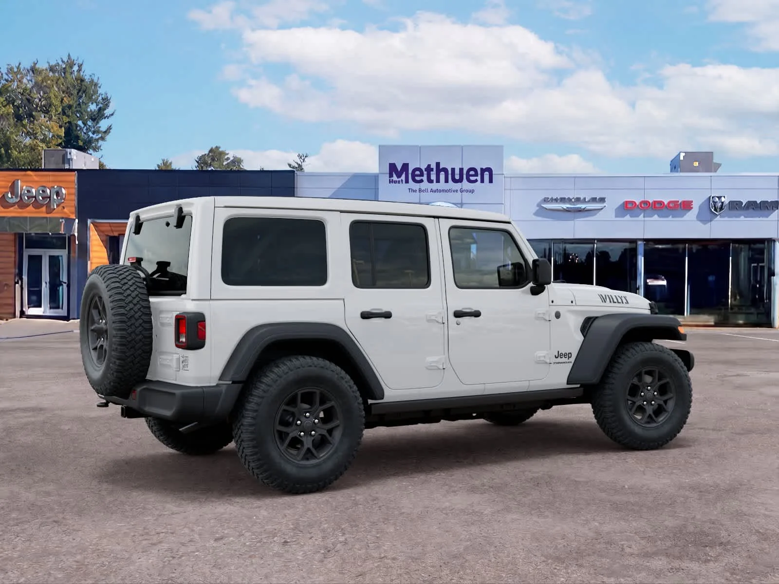 New 2026 Bright White Clearcoat Jeep Willys image 4