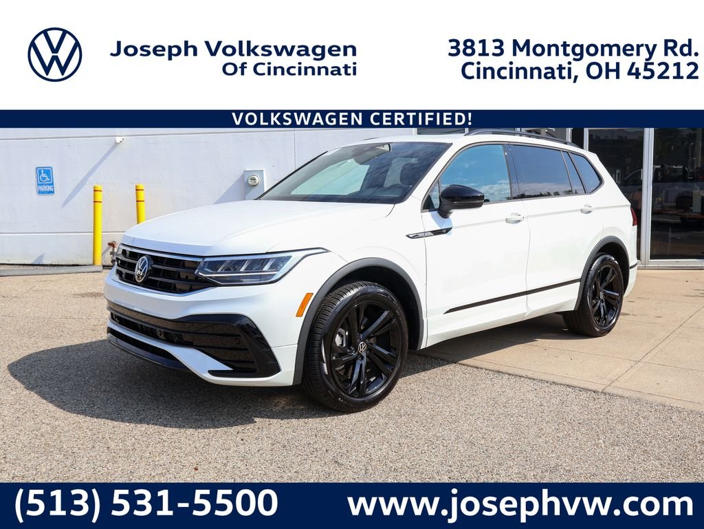 Certified Used 2024 White Volkswagen 2.0T SE R-Line Black image 1