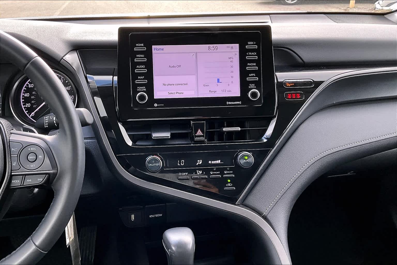 Used 2021 Midnight Black Metallic Toyota SE image 6