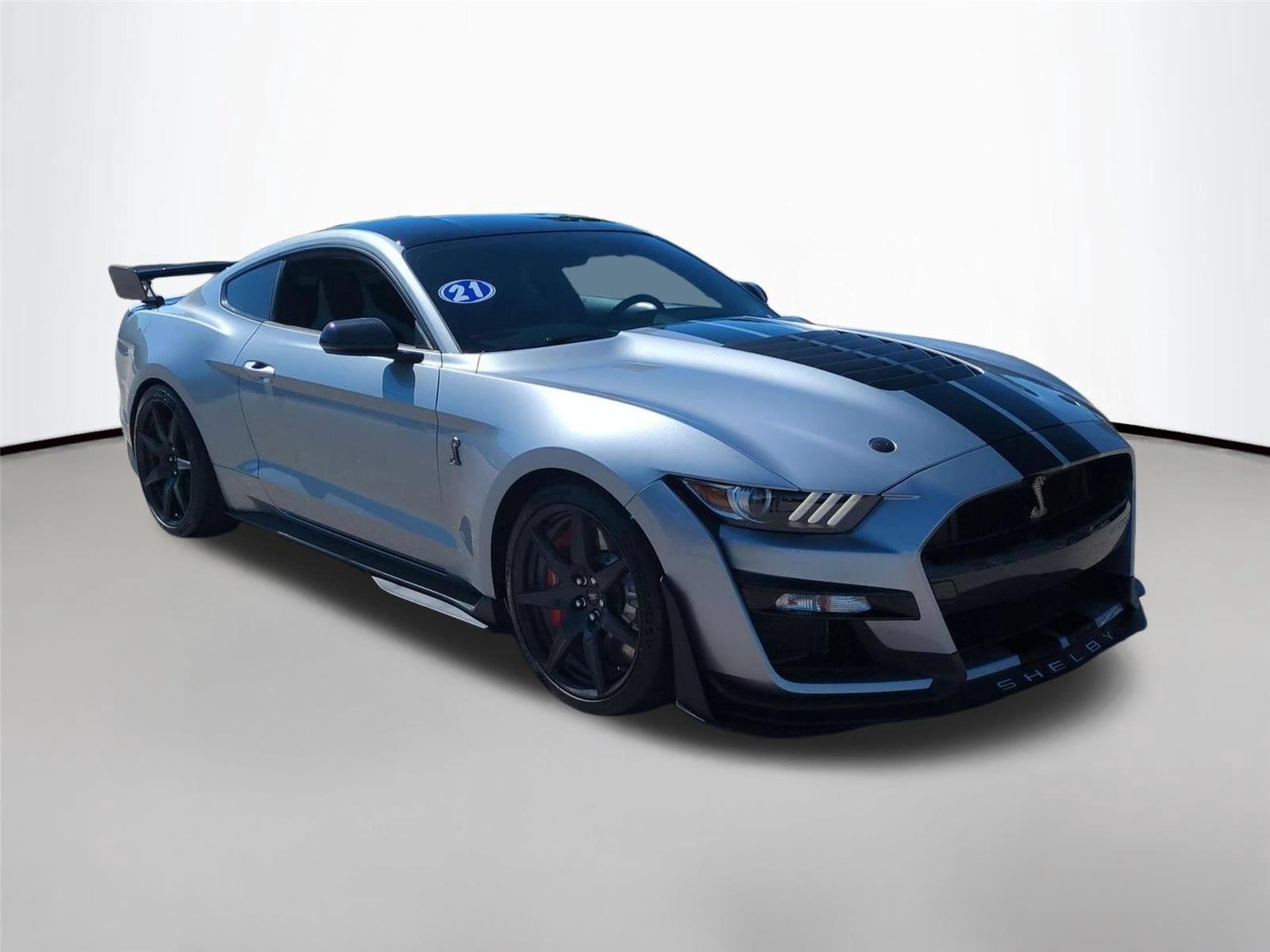 Used 2021 Iconic Silver Metallic Ford Shelby GT500 image 7