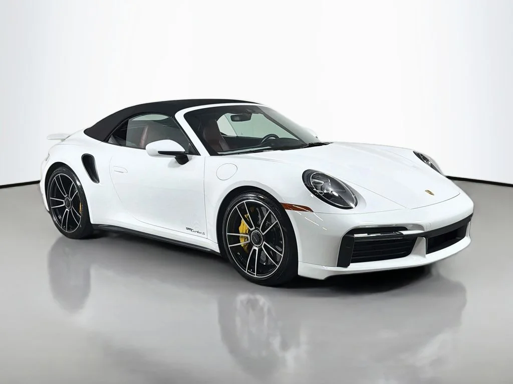 Used 2021 White Porsche Turbo S image 3