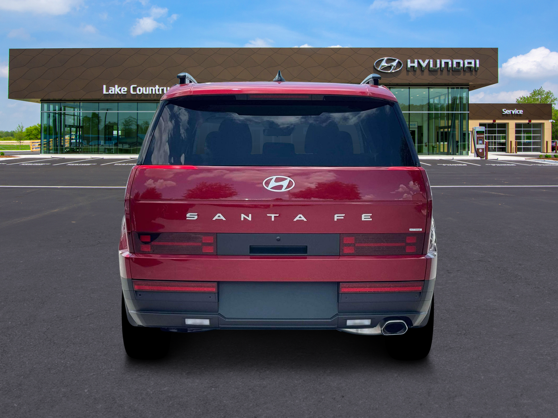 New 2026 Red Hyundai SEL AWD image 6