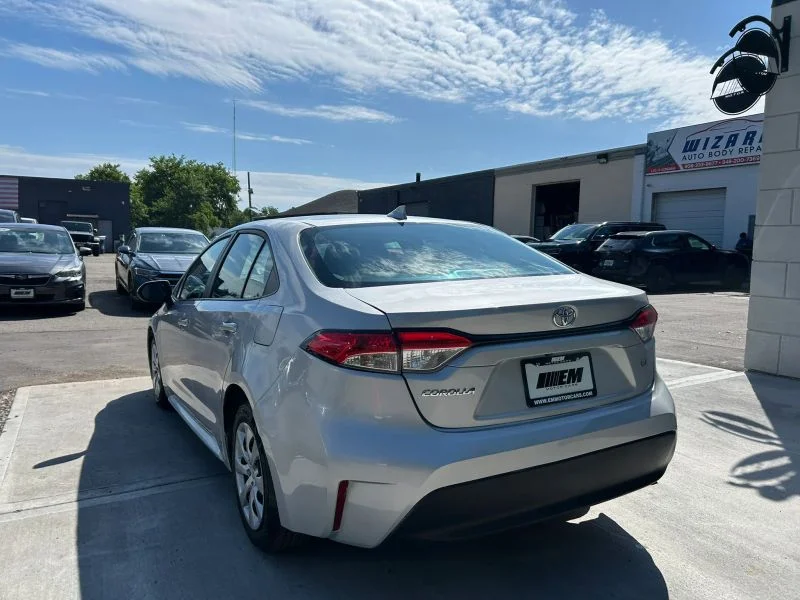 Used 2023 Silver Toyota LE Sedan 4D image 9