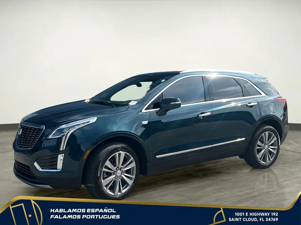 Used 2024 Emerald Lake Metallic Cadillac Premium Luxury image 2