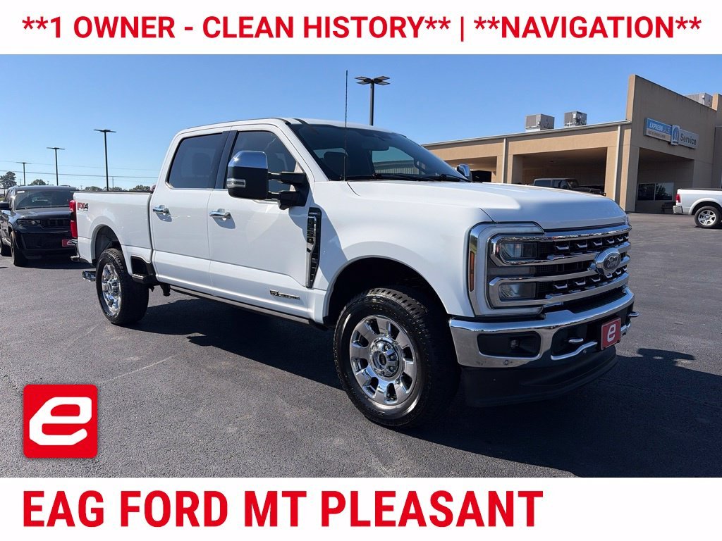 Used 2024 Oxford White Ford Lariat image 1