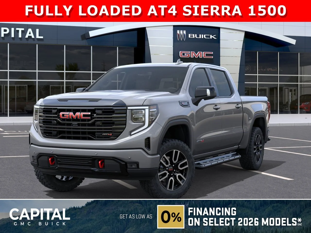 New 2026 STERLING METALLIC GMC AT4 image 1