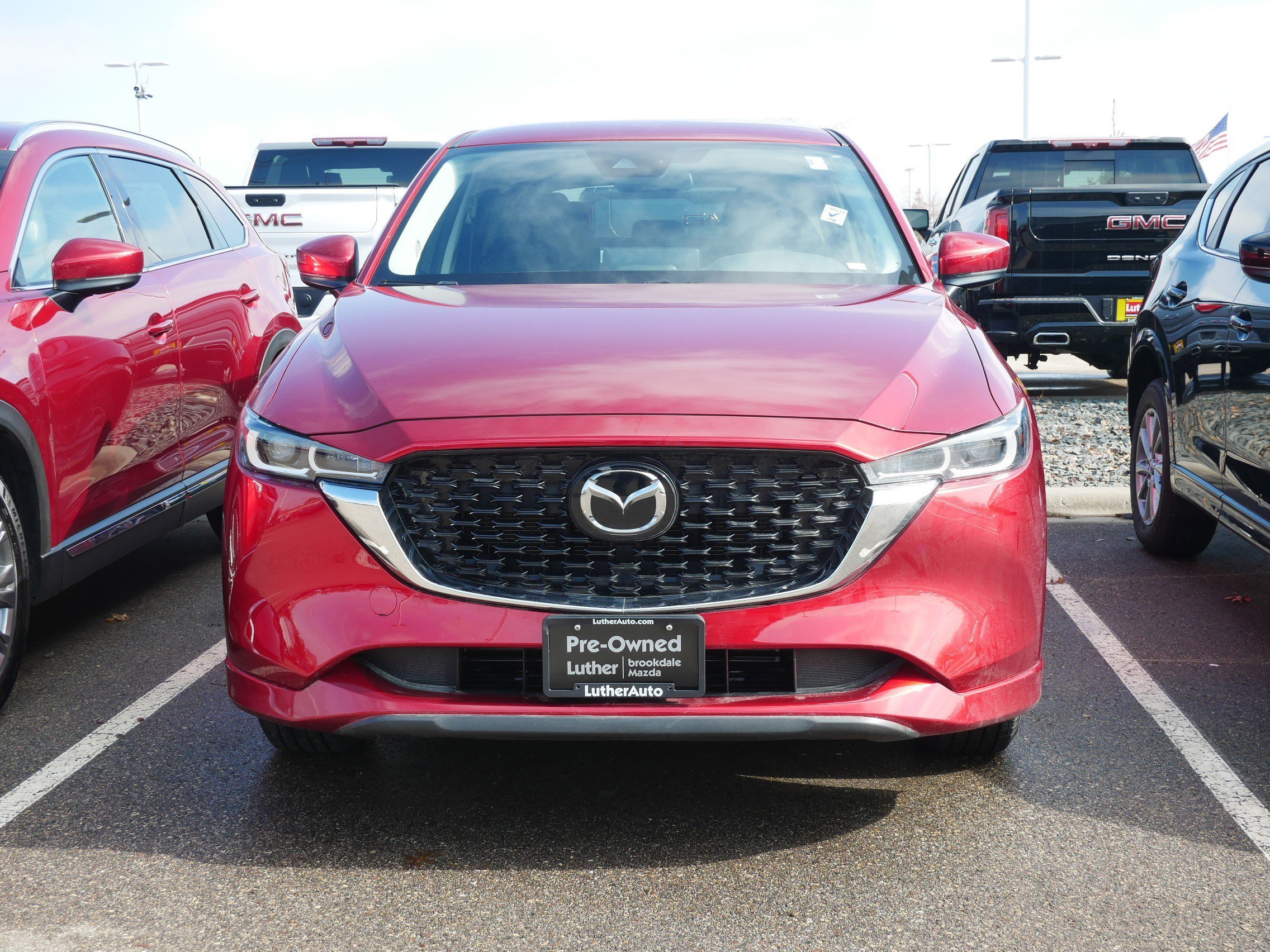 Certified 2025 Mazda CX-5 S Select Package with VIN JM3KFBBL8S0660193 for sale in Brooklyn Center, Minnesota
