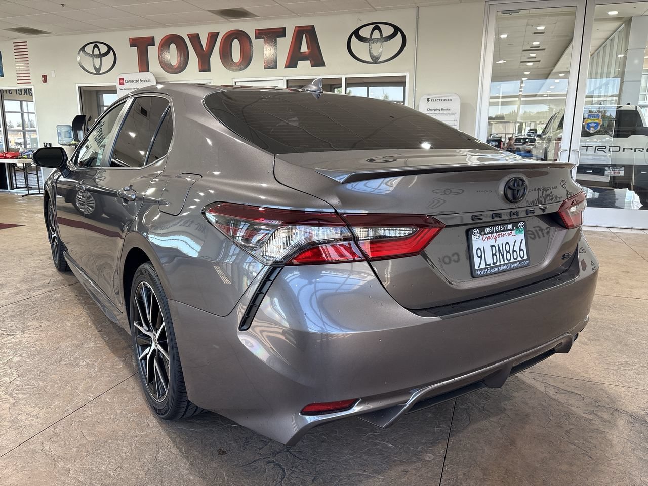 Certified Used 2024 Predawn Gray Mica Toyota SE image 8