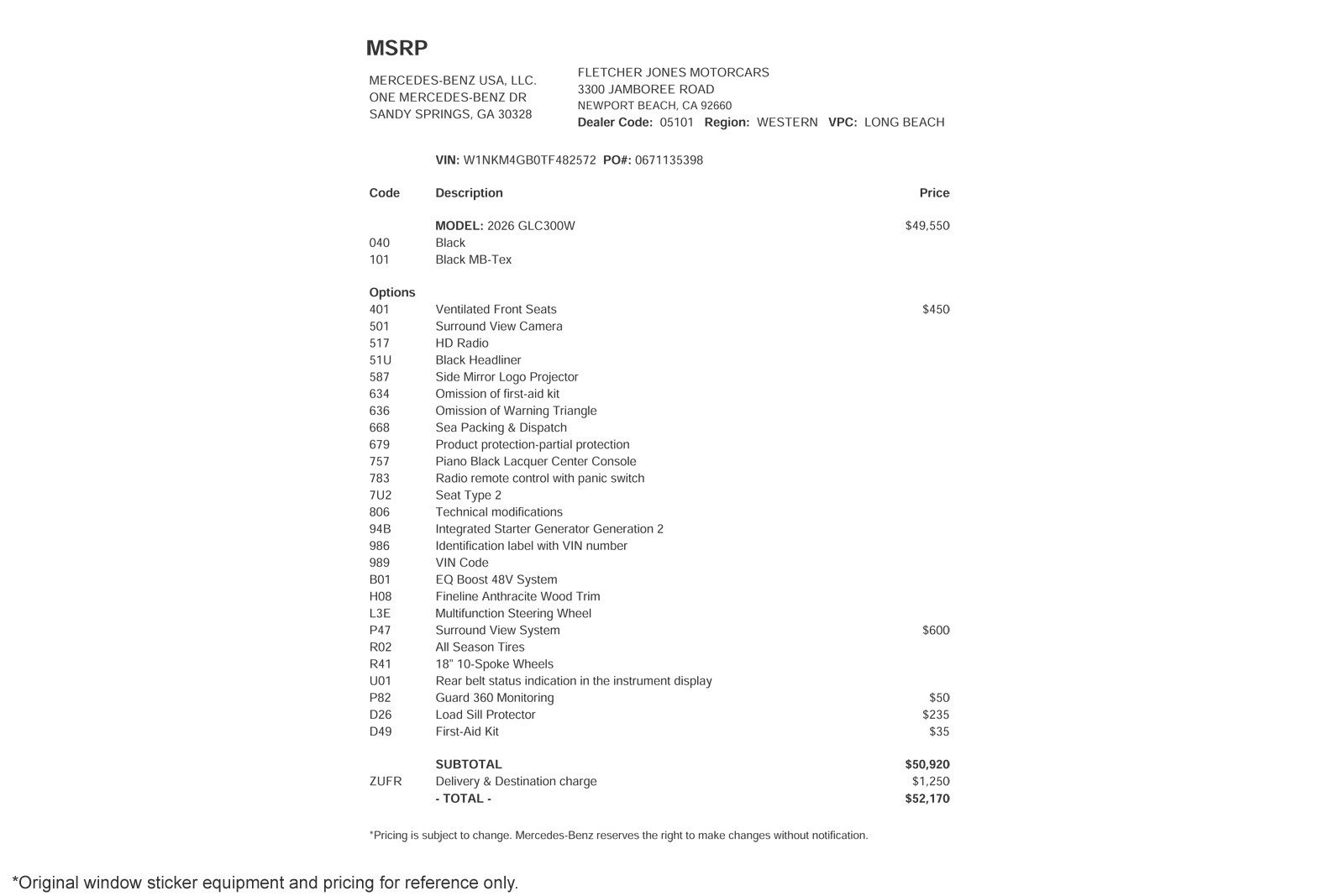 Certified Used 2026 Black Mercedes-Benz GLC 300 SUV image 2