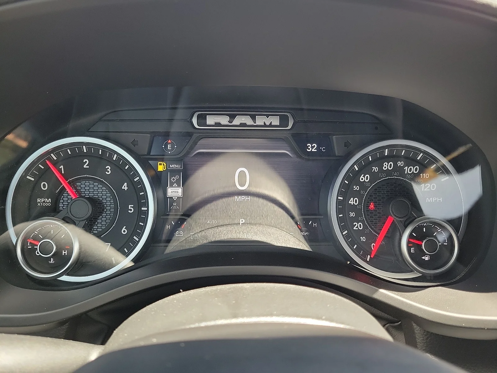 New 2026 PR6 Molten Red Ram LARAMIE CREW CAB 4X4 5