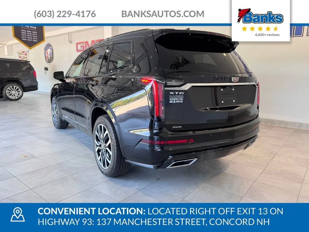 Certified Used 2025 Stellar Black Metallic Cadillac Sport image 5