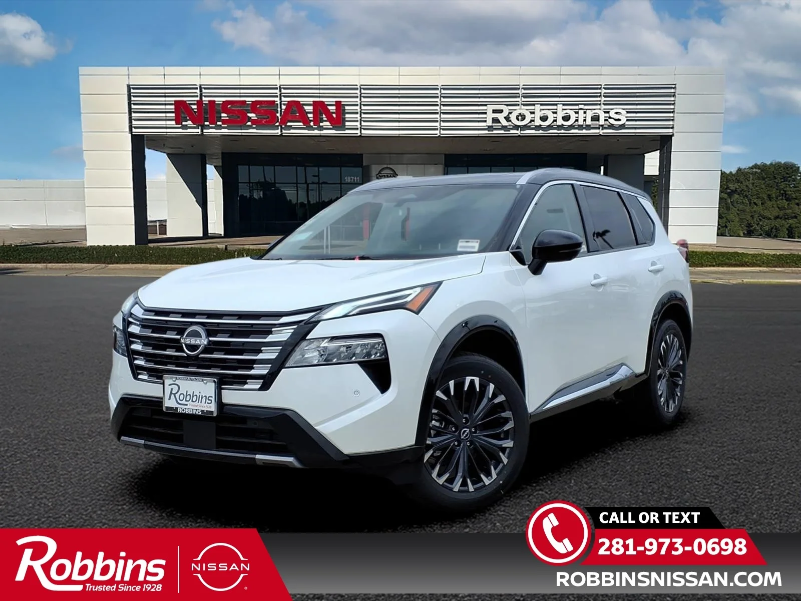 2026 Nissan Rogue Platinum White at Robbins Nissan
