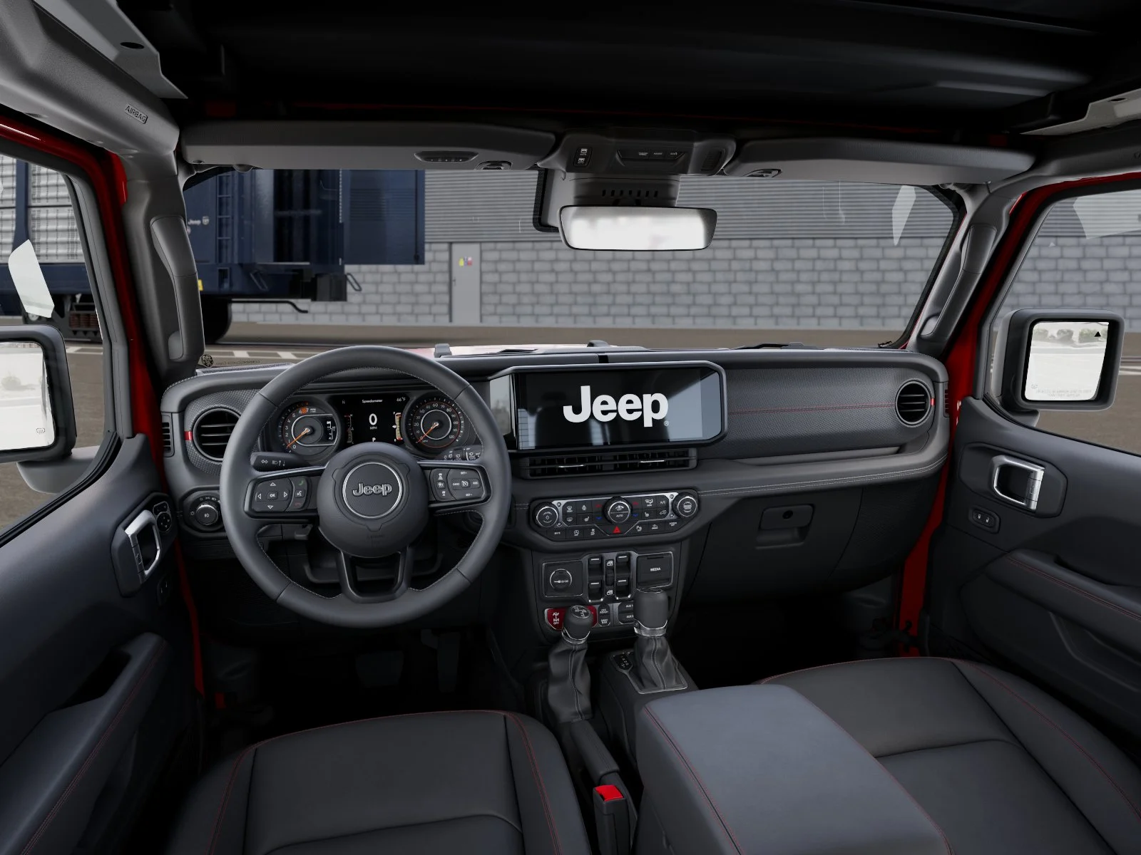 New 2027 Firecracker Red Clear-Coat Paint Jeep Rubicon X image 40