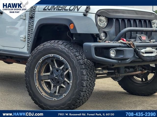Used 2017 White Jeep Unlimited Rubicon image 3