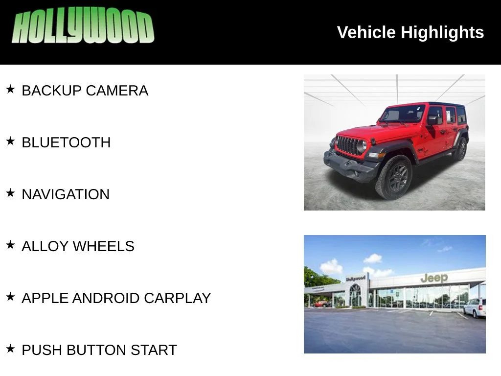 Used 2024 Red Jeep Sport S image 3