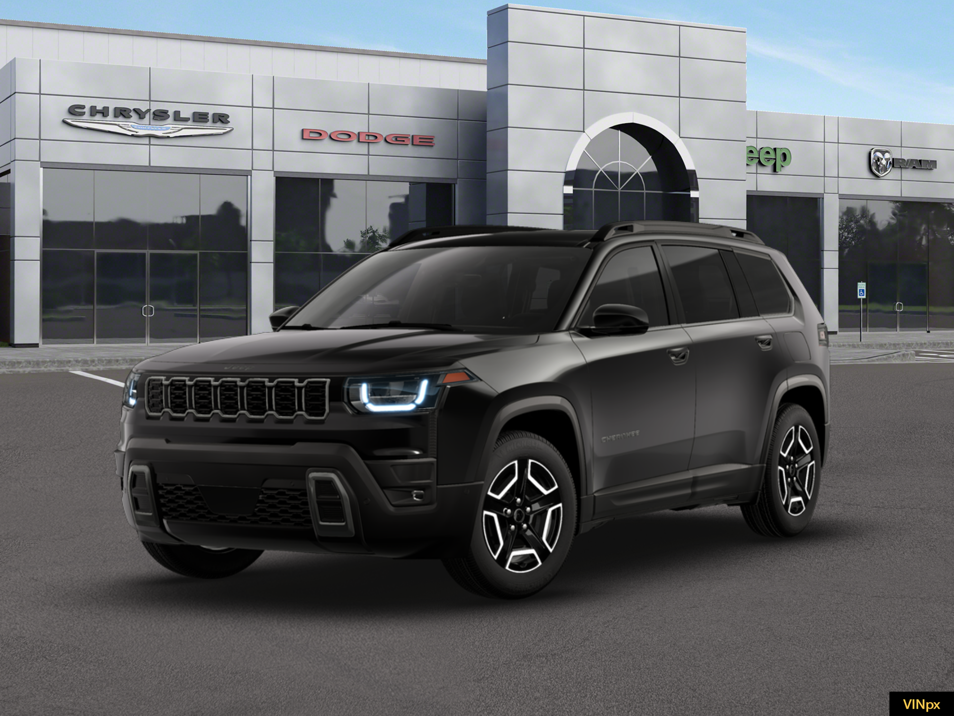 New 2026 Diamond Black Crystal Pearl-Coat Exterior Paint Jeep  image 1