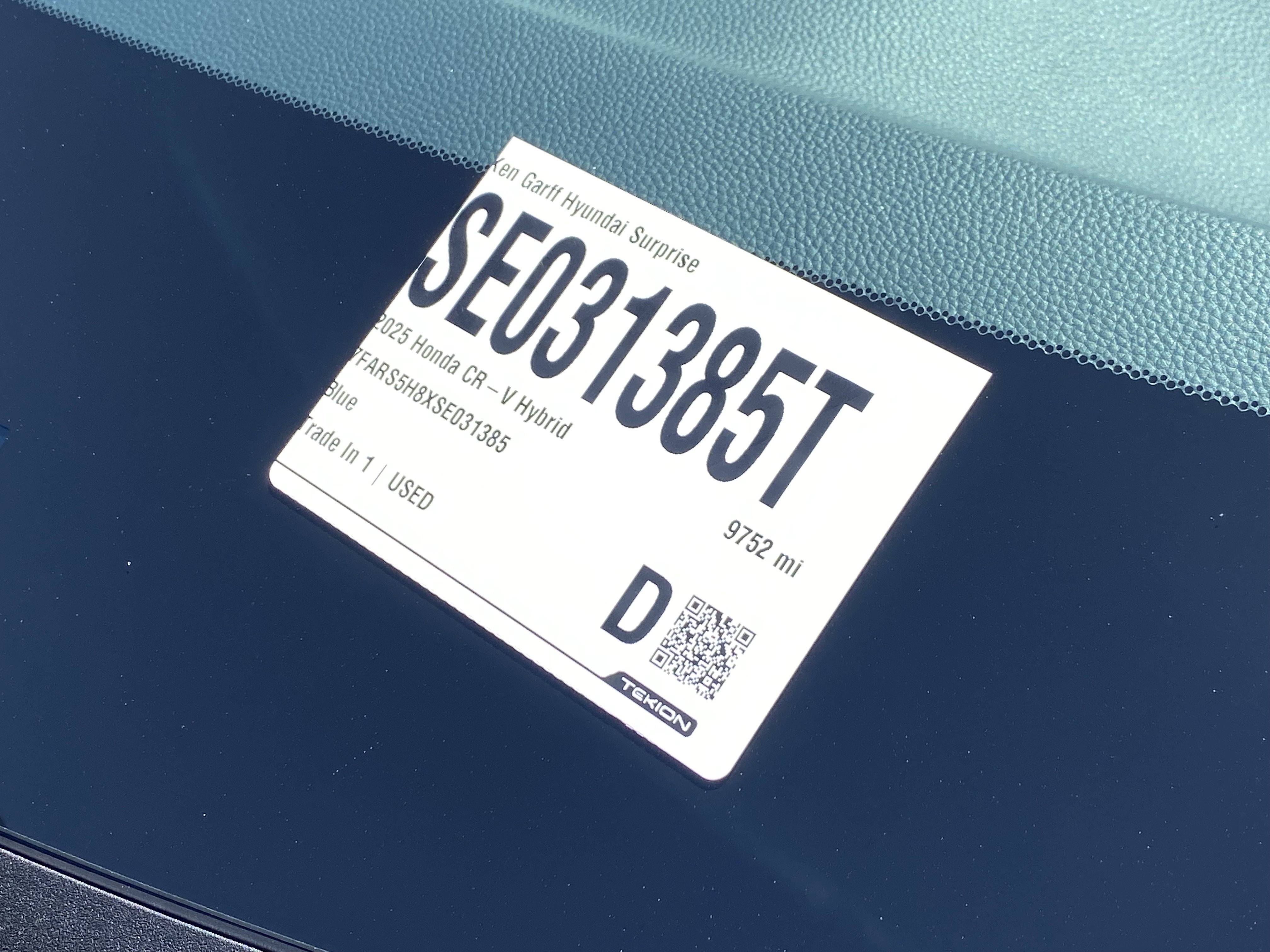 Used 2025 Blue Honda Sport-L image 31