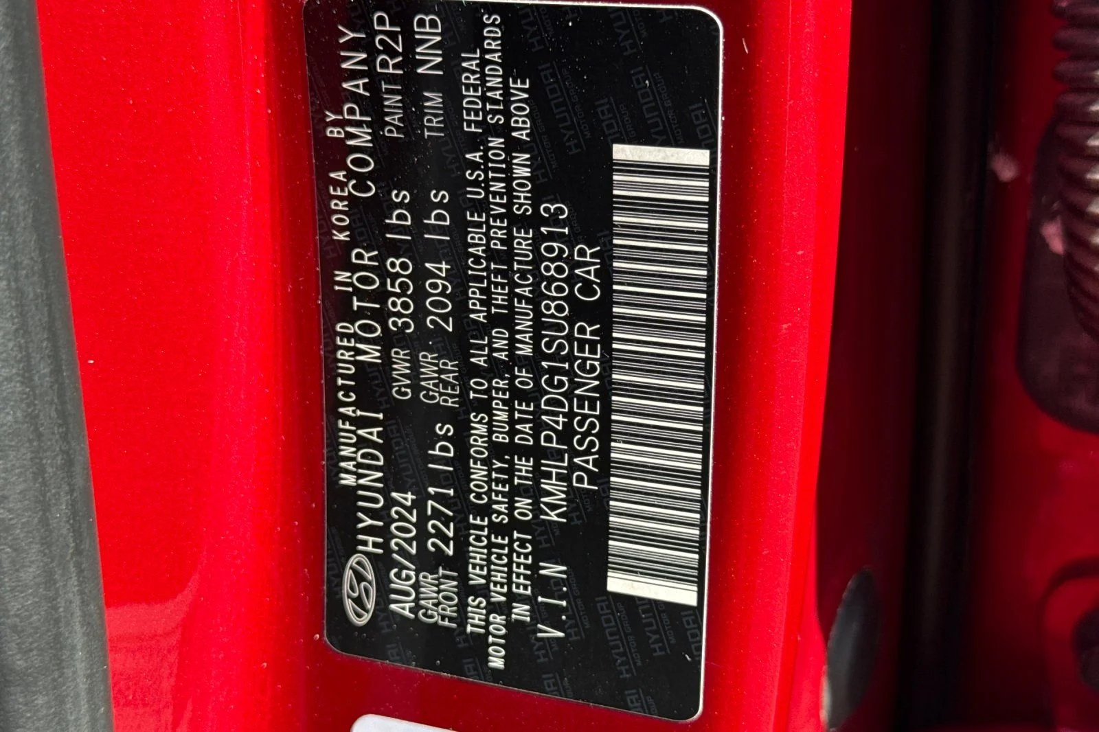 Used 2025 Red Hyundai Limited image 33