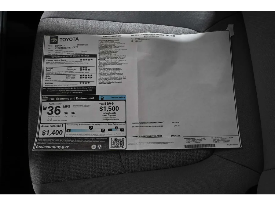 New 2026 BLACK Toyota LE Mobility Handicap Van image 39