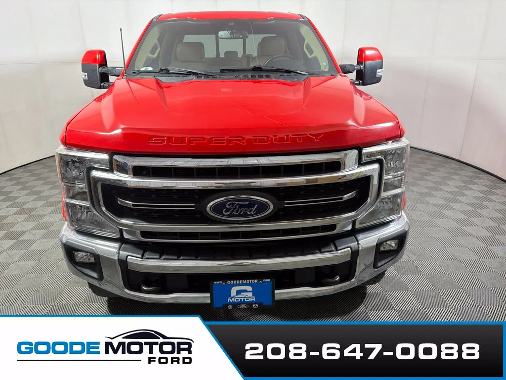 Used 2020 Race Red Ford Lariat image 3