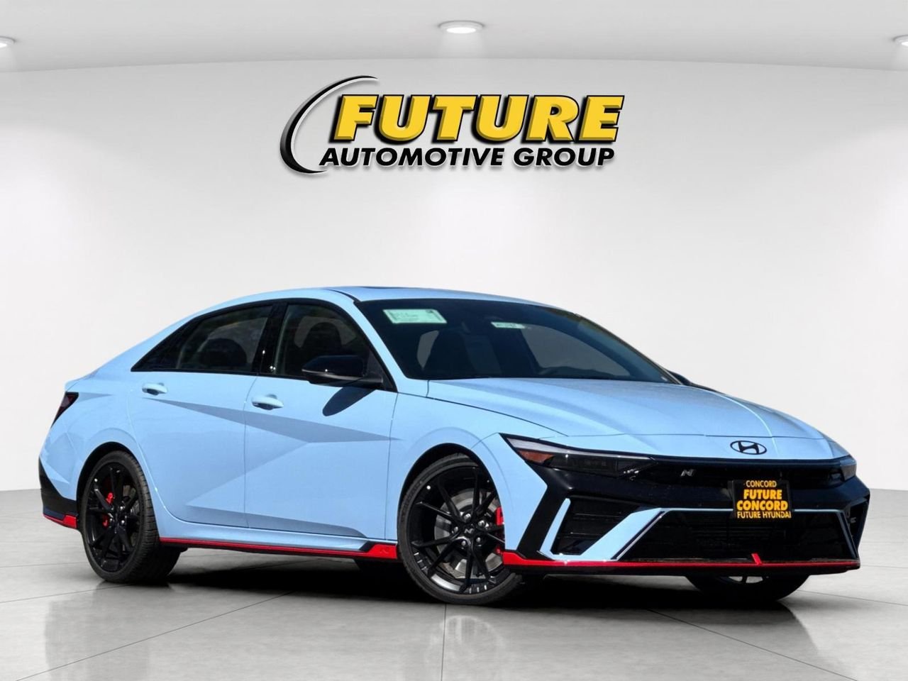 New 2026 Blue Hyundai Sedan image 1