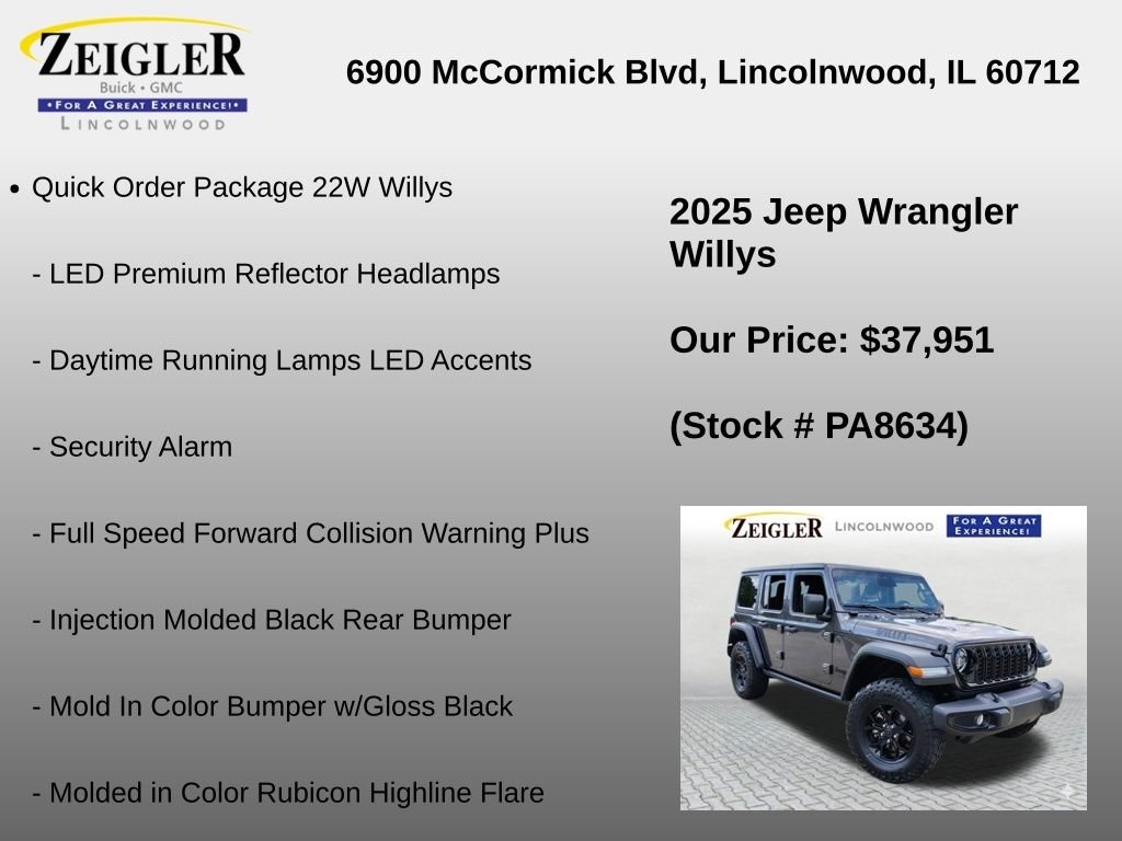 Used 2025 Gray Jeep Willys image 18
