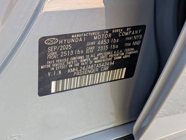 Certified Used 2026 Blue Hyundai SE image 26