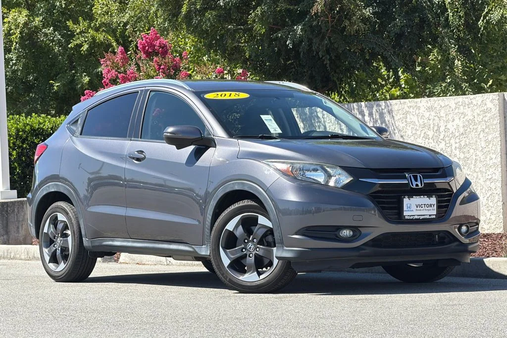 Used 2018 Honda HR-V EX with VIN 3CZRU5H51JG705535 for sale in Morgan Hill, CA