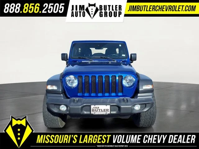 Certified Used 2020 Blue Jeep Unlimited Sport S image 27