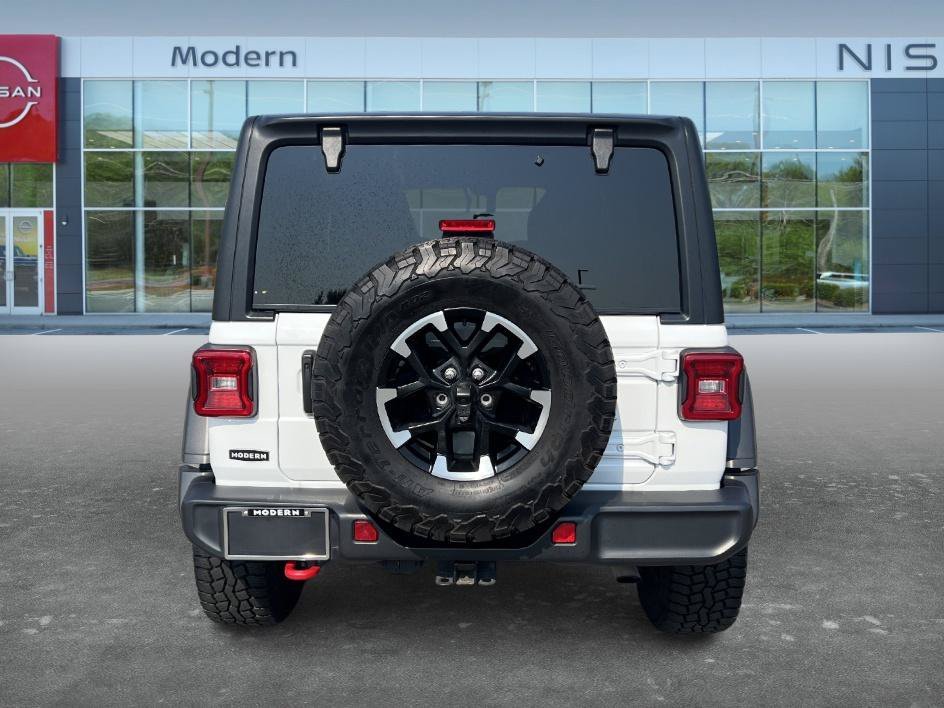 Used 2025 Bright White Clearcoat Jeep Rubicon image 6