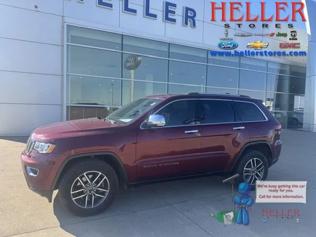 Used 2021 Velvet Red Pearlcoat Jeep Limited image 1