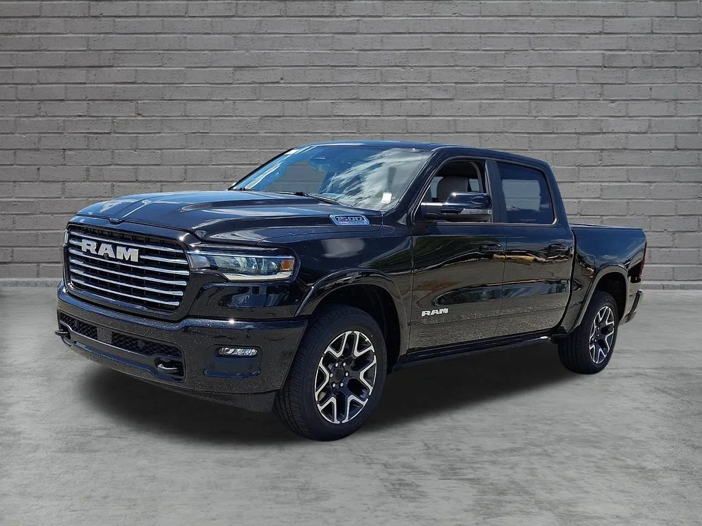 New 2026 Diamond Black Crystal Pearlcoat Ram Laramie image 4