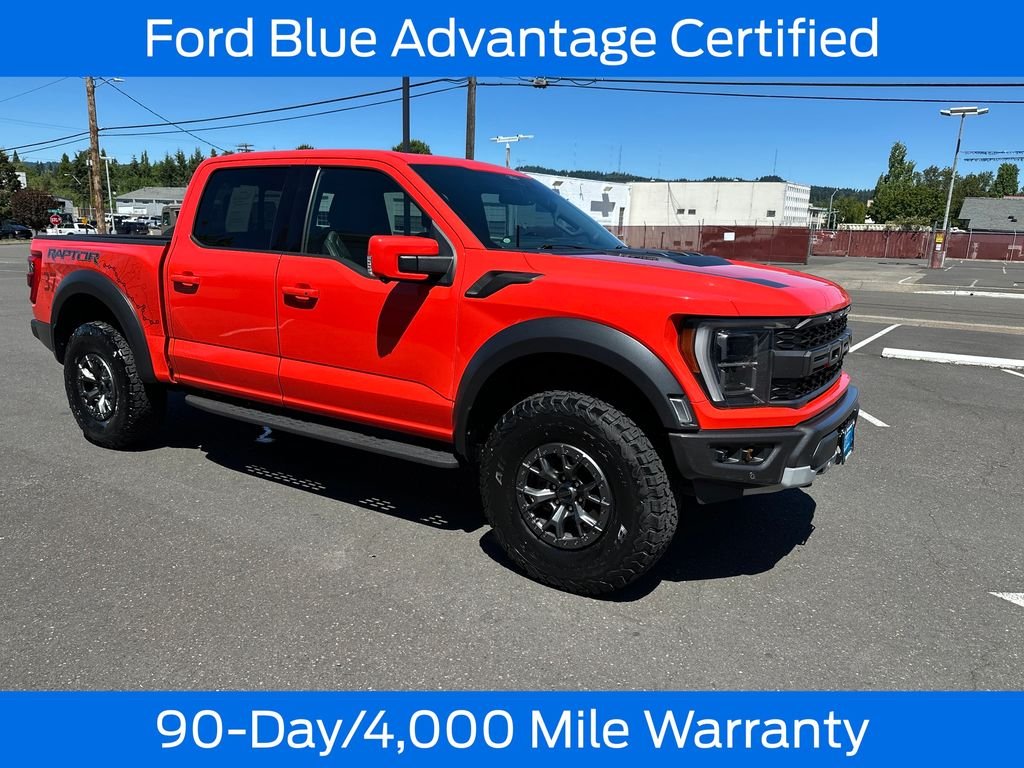 Used 2022 Orange Ford Raptor image 10